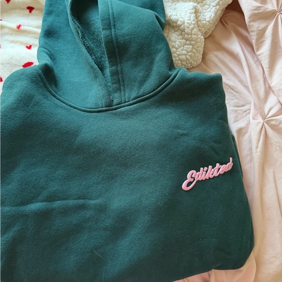 Edikted Tops - edikted green hoodie